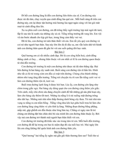 Soạn bài xích Tập thực hiện văn: Tả cảnh (Kiểm tra viết) trang 144 SGK Tiếng Việt