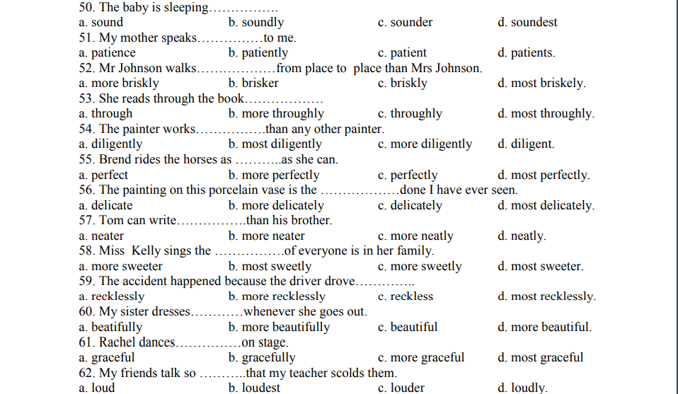 100 câu trắc nghiệm Mệnh đề quan hệ trong Tiếng Anh